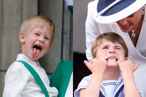 Prince Louis Dressed Like William But Acted Like Harry On Jubilee Balcony