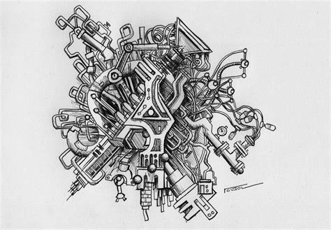 18 Best Mechanical Forms Images On Pinterest Machine Parts Sketches