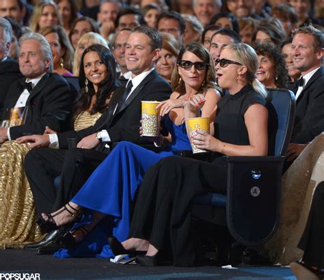 Tina Fey And Amy Poehler Ate Popcorn During A Skit The 100 Best Photos From Emmys Night