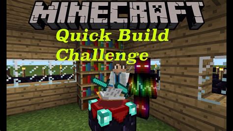 Minecraft Quick Build Challenge 3 School Youtube