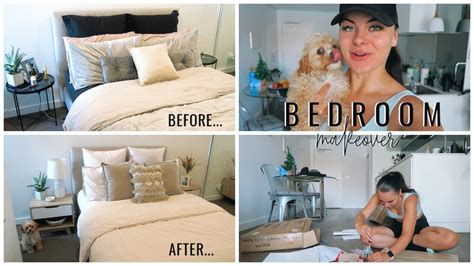 Bedroom Makeover Vlog Bargain Shopping Haul Youtube