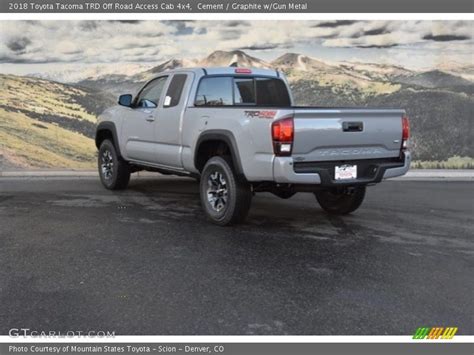 2018 Toyota Tacoma Trd Off Road Access Cab 4x4 In Cement Photo No