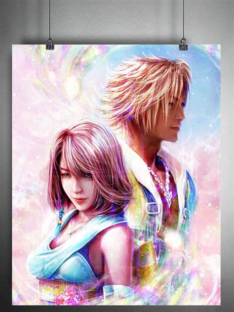 Tidus And Yuna Final Fantasy X Limited Edition Fine Art Print Etsy