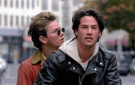 Keanu reeves plays with puppies while answering fan questions. RIVER PHOENIX & KEANU REEVES My Own Private Idaho (1991 ...