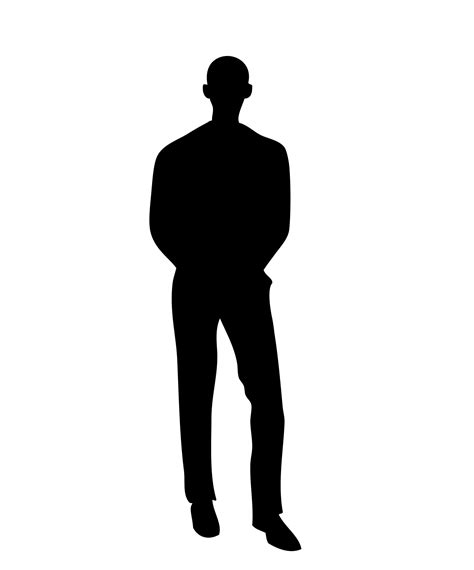 Man In Black Silhouette Free Stock Photo Public Domain Pictures