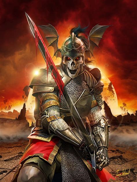 Dark Warrior Fantasy Warrior Medieval Art Medieval Fantasy Skeleton