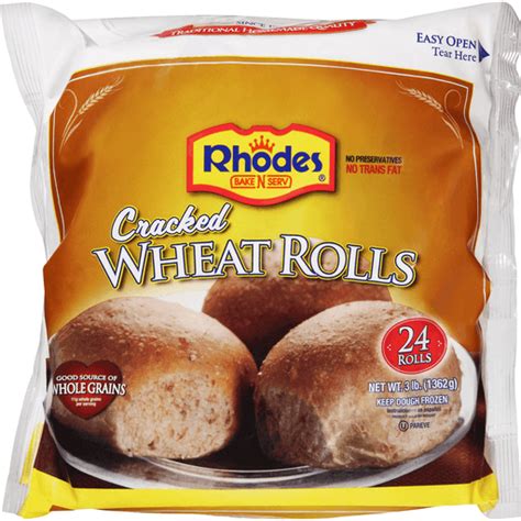 Rhodes Bake N Serv® Frozen Cracked Wheat Rolls Dough 24 Ct Bag Buns And Rolls Reasors