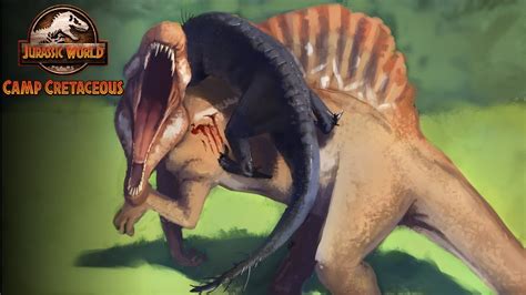 Spinosaurus Vs Scorpios Rex Heres How Camp Cretaceous Season 4