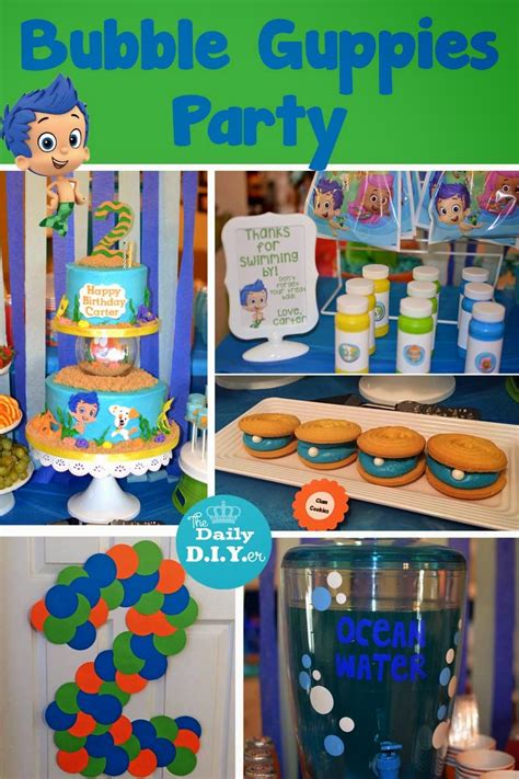 We have bubble guppies invitations and party decorations to choose from matching items such as labels, toppers, favors, stickers and more. The Daily DIYer: Bubble Guppies Party