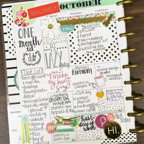 Happy Planner Weekly Page 365 Happy Planner Happy Planner Happy