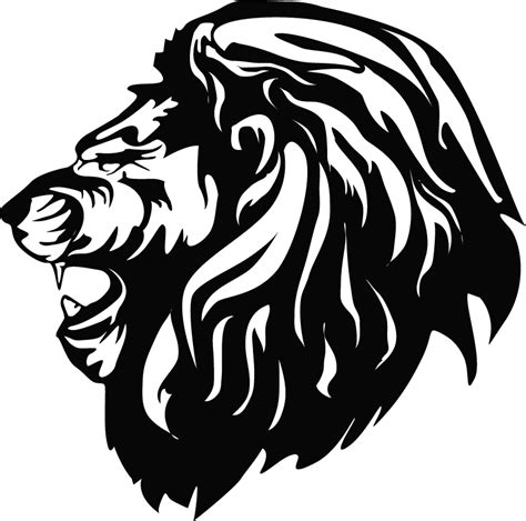Lion Print Svg Lion Vector Png Lion Decal Eps Lion Cricut Dxf Lion