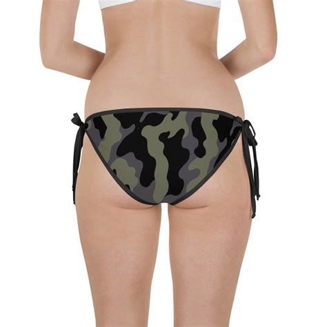 Bikini Camuflaje Traje De Baño De Camuflaje Regalo Militar Etsy