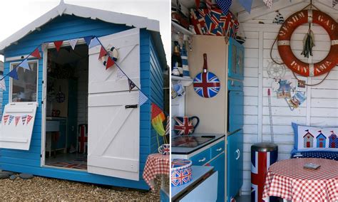 Britains Best Beach Hut Competition Winner Uses Union Flag Inspiration