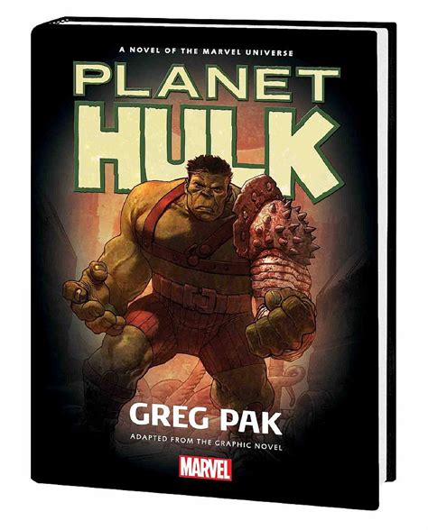 Buy Graphic Novels Trade Paperbacks Hulk Planet Hulk Prose Novel Hc