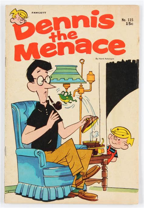 Vintage 1971 Dennis The Menace Issue 115 Fawcett Comic Book