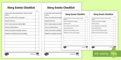 Free Story Writing Ks2 Checklist Perfect Primary Resource