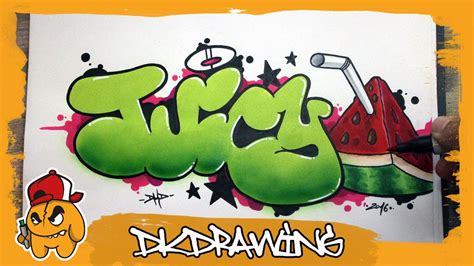 Graffiti Tutorial How To Draw Juicy Graffiti Bubble Style Letters