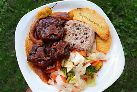 Juicy Jamaican Oxtail Recipe With Video Roxy Chow Down Recipe