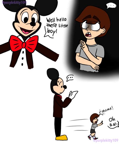 Scared Of Mickey Mouse By Purplekitty109 On Deviantart