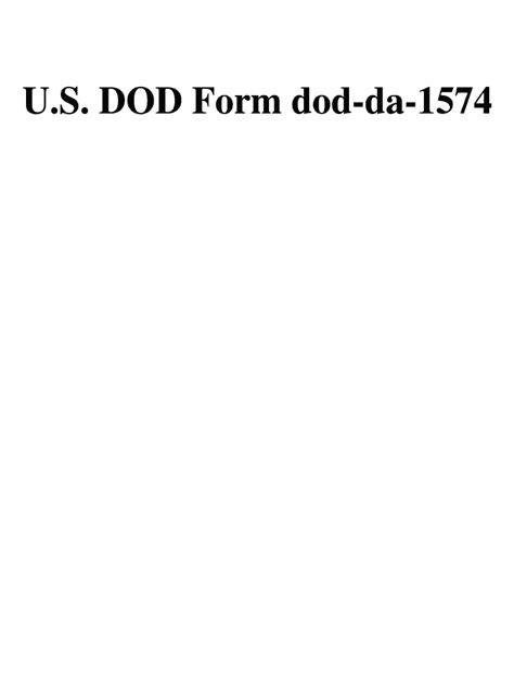 Da 1574 1 1983 2024 Form Fill Out And Sign Printable Pdf Template
