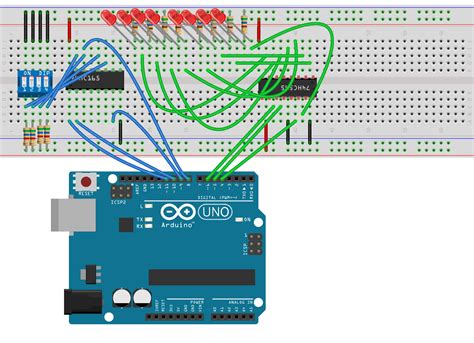 How To Use Shift Registers On The Arduino Circuit Basics