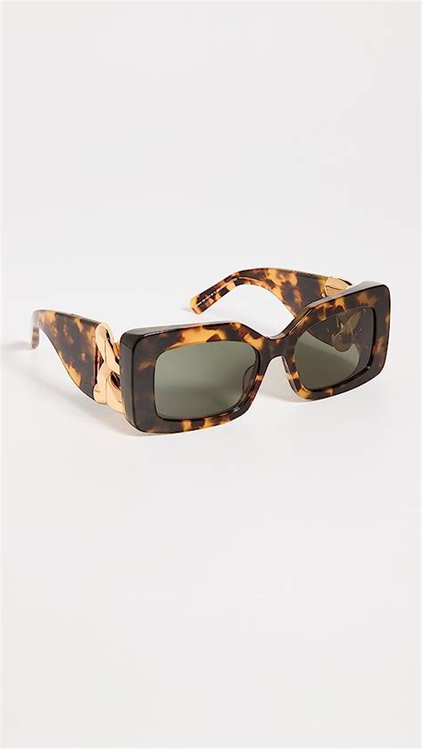 Stella Mccartney Rectangular Chain Sunglasses Shopbop