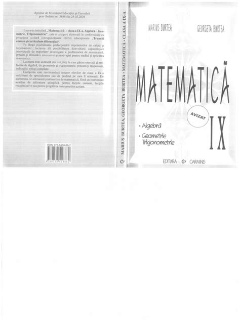 Manual Matematica Clasa A 9 A Pdf