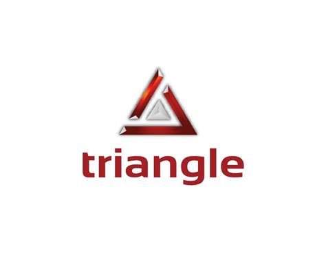 Square White With Red Triangle Logo Logodix