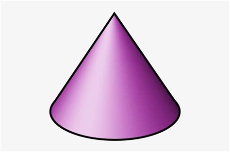 2d Shapes Of Cone Transparent Png 500x500 Free Download On Nicepng