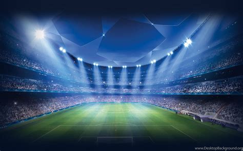 Football Stadium Soccer Pitch Wallpapers Hd For Desktop Desktop Background