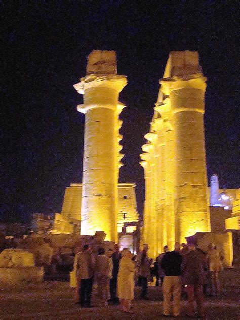Luxor Temple At Night 10 Richard White Flickr