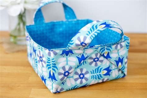 The Best Square Basket You Can Sew Free Tutorial