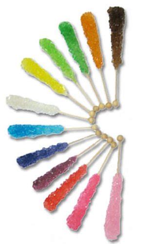 Rock Candy Sticks Assorted Wrapped 60 Sticks The Candy Database
