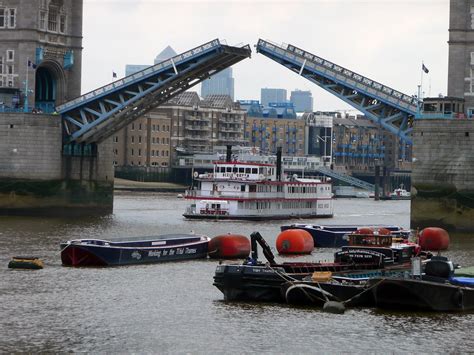 Tower Bridge Open For Boat Taken In London During A Weeken Flickr