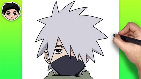 How To Draw Kakashi Kid From Naruto Easy Step By Step Youtube