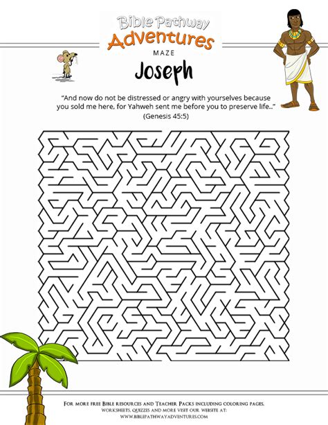 Joseph And His Brothers Word Search Artofit