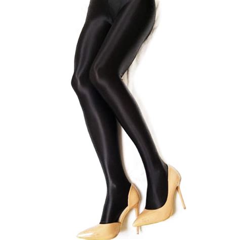 plus size shiny high glossy sheer stockings dance tights pantyhose hosiery women women s
