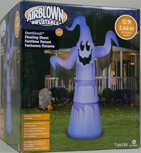 Gemmy Halloween 12 Ft Shortcircuit Floating Ghost Airblown Inflatable
