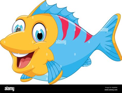 Cute Fish Cartoon For You Design Stock Vector Image And Art Alamy