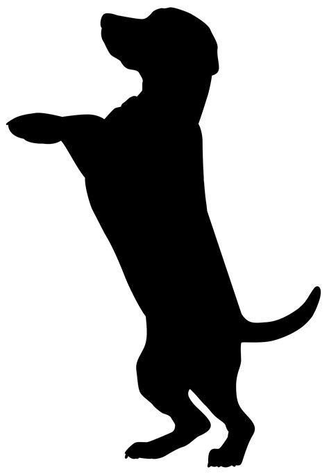 Dog Silhouette Clip Art Free Download On Clipartmag