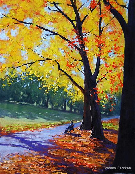 Autumn Park By Graham Gercken Redbubble