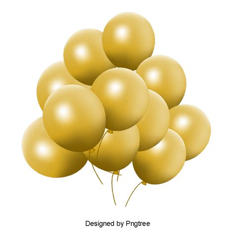 Gold Balloon, Balloon Clipart, Golden, Balloon Pictures PNG Transparent png image