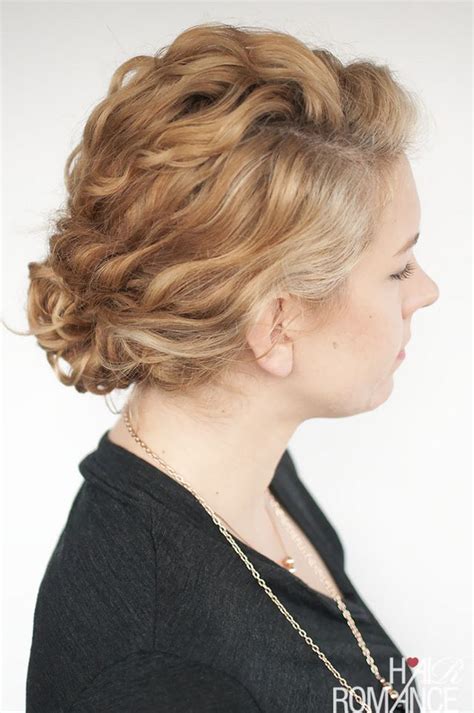 And if you wish it to appear messy yet sophisticated, the easiest way to achieve this effect is by adding an. Super easy updo hairstyle tutorial for curly hair | Hair ...