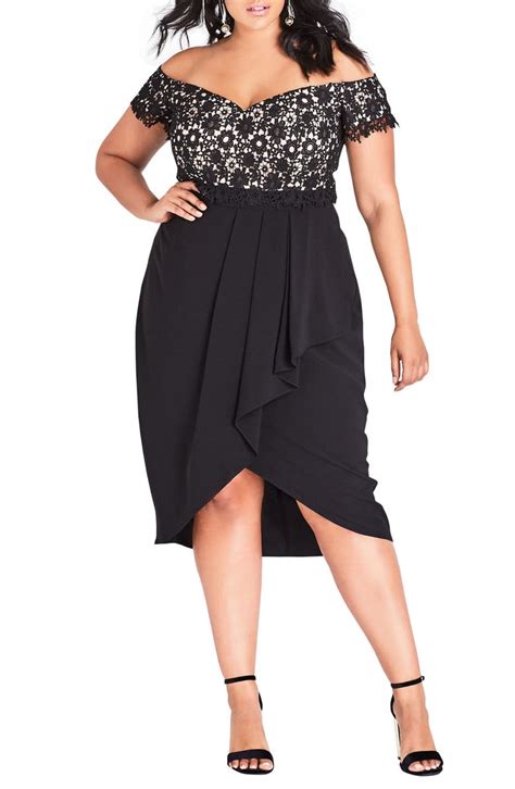 City Chic Glamour Lace Dress Plus Size Nordstrom