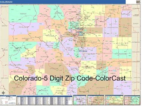 Colorado Zip Code Map From