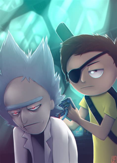 Download Evil Rick And Morty By Puppkin By Austinc76 Evil Morty