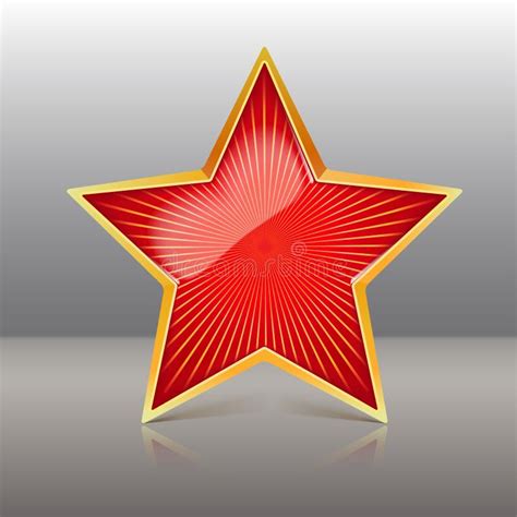 Red Star 3d Stock Vector Illustration Of Shape Award 90298171