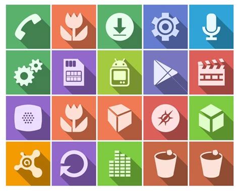 20 Free And High Quality Android Icon Sets — Best Of Hongkiat Android