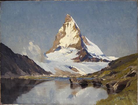 Alps Matterhorn Painting By Celestial Images Fine Art America