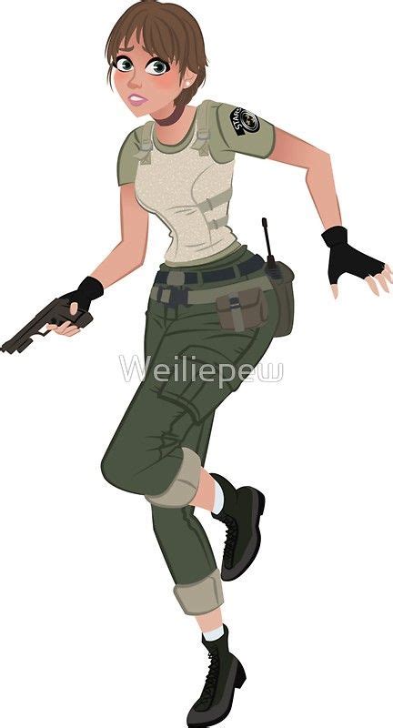 Rebecca Chambers Resident Evil Sticker By Weiliepew Resident Evil
